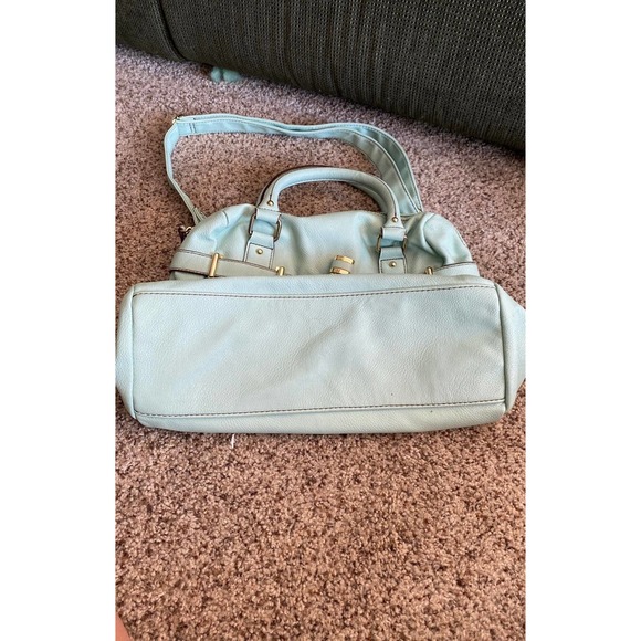 Steve Madden Sea Green Color Shoulder Purse EUC 2010s Summer beach - Picture 3 of 9